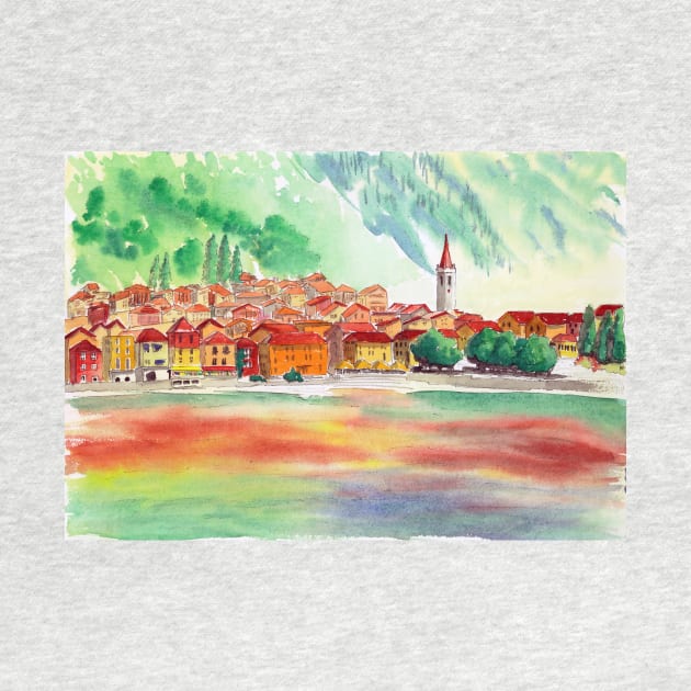 Watercolour of Lake Como 3 by WaterGardens